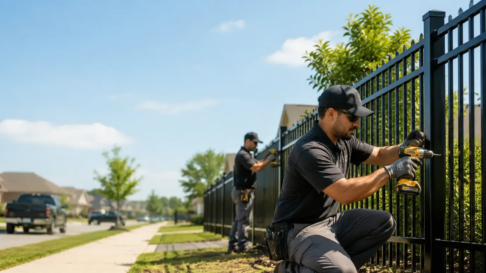 Metal Fence Installation in Bynum, TX